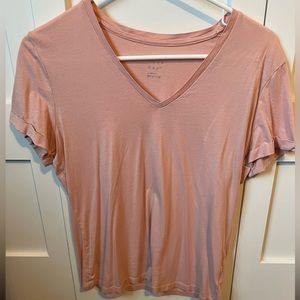 A New Day Pink V Neck Short